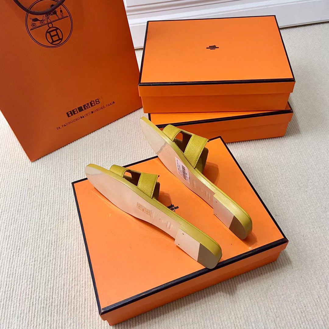 에르메스 올수공 오란 슬리퍼 샌들 앱송 80